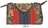 LEATHER & AGUAYO BLANKET HANDBAG SMALL Peruvian