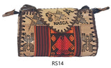 LEATHER & AGUAYO BLANKET HANDBAG SMALL Peruvian