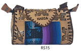 LEATHER & AGUAYO BLANKET HANDBAG SMALL Peruvian