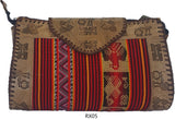 LEATHER & AGUAYO BLANKET HANDBAG XLARGE Peruvian