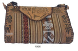 LEATHER & AGUAYO BLANKET HANDBAG XLARGE Peruvian
