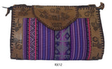 LEATHER & AGUAYO BLANKET HANDBAG XLARGE Peruvian