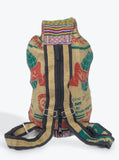 Recycled Jute and Gheri Cotton Magic Backpack Nepalese