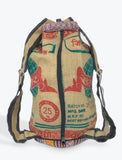 Recycled Jute and Gheri Cotton Magic Backpack Nepalese