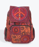 PEACE STONEWASHED PATCHWORK BACKPACK Nepalese